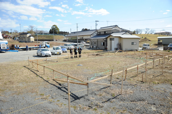 大船渡市：西舘公民館建設予定地／2016年3月　写真
